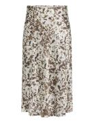 Cardomina Satin Calf Skirt Wvn ONLY Carmakoma Cream