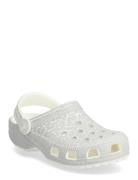 Classic Glow Crackle Clog K Crocs White