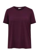 Carmoster S/S Fold Up Top Jrs Noos ONLY Carmakoma Purple