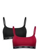 Twin Bralette Stripe HUGO Red