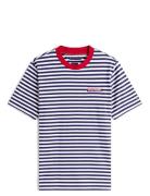 Americana Graphic Striped Tee Tommy Hilfiger Navy