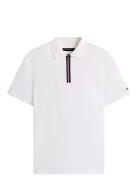 Interlock Zip Reg Polo Tommy Hilfiger White