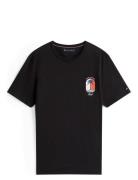 Palm Tree Label Tee Tommy Hilfiger Black