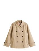 Cotton Reg Short Trench Coat Tommy Hilfiger Beige