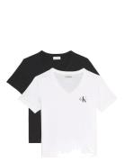 A- Logo Vn 2 Pack Tee Calvin Klein Jeans White