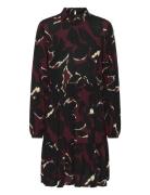 Kalinda Amber Dress Kaffe Burgundy