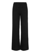 Rwsanna Mw Straight Trousers Rosemunde Black