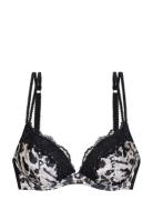 Origins-Print Push Up Plunge Dorina Black
