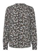 Reg Floral Print Blouse GANT Navy