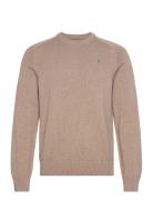 Casual Cotton C-Neck GANT Beige