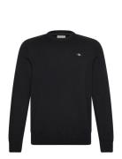 Casual Cotton C-Neck GANT Black