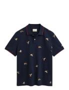 Embroidered Ss Polo GANT Navy