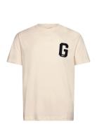 G Badge Ss T-Shirt GANT Cream