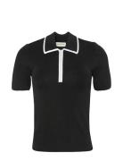 Short Sleeve Polo With Color Blo Calvin Klein Jeans Black
