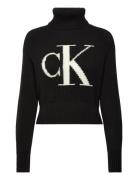 Blown Up Ck Loose Sweater Contra Calvin Klein Jeans Black