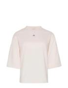 Ss Woven Label Over D Tee Calvin Klein Jeans White