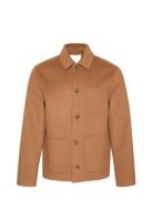Ls Double Face Wool Blend Chore Calvin Klein Beige