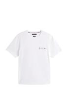Small Crest Outline Tee Tommy Hilfiger White