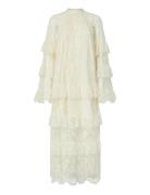 Yasarizona Ls Long Lace Dress - D2D YAS Cream