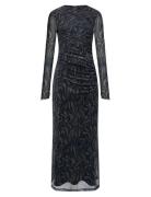 Zaria Mesh L/S Dress French Connection Black