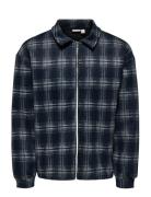 Onshendon Loose Ls Zip Overshirt Sweat ONLY & SONS Navy