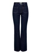 Onlemily Hw Flared Rinse Dnm Mae ONLY Navy