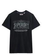 Heritage Brand Relaxed Tee Superdry Black