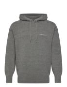 Script Knitted Hoodie Lyle & Scott Grey