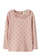 Nmfgago Kis Ls Slim Top Lil Lil'Atelier Pink