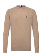 Ketil Reg Lw Uspa M Knit U.S. Polo Assn. Beige
