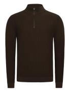 Cfvisti 0225 Structured Halfzip Kni Casual Friday Black
