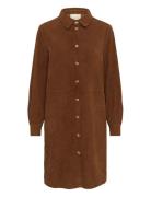 Crkanna Dress Cream Brown