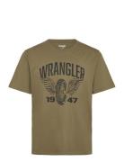 Americana Tee Wrangler Khaki