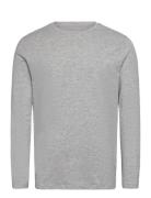 Basic O-Neck Stretch Tee L/S Lindbergh Grey