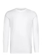 Basic O-Neck Stretch Tee L/S Lindbergh White