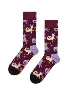Capricorn Sock Happy Socks Burgundy