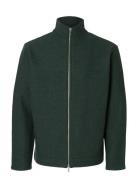 Slhnealy Ls Knit Full Zip Cardigan Selected Khaki
