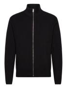 Knitted Zip Cardigan Lindbergh Black