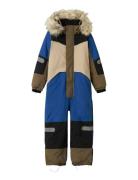 Nmnstorm12 Ski Suit Block Fo Name It Brown
