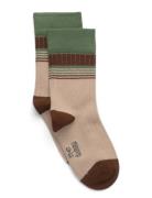 Minipop® Bamboo Mix Stripes Socks Minipop Beige