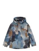 Ski Jacket - Aop Color Kids Blue