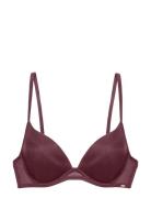 Origins-Shimmer Mesh Push Up Plunge Dorina Red