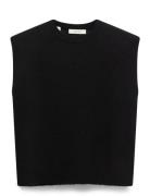 Slflulu Sl Knit Vest Selected Black