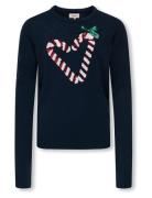 Kogxmas Shine Ls Ck Box Knt Kids Only Navy