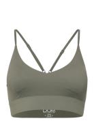Ultimate Open Back Bra Drop Of Mindfulness Khaki