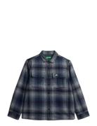 Wool Miller Overshirt Superdry Blue