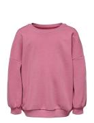 Kmggeorgia Life Ls Print Ub Swt Noos Kids Only Pink