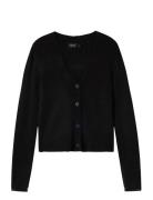 Nlflodet Ls Short S Knit Cardigan Noos LMTD Black