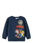 Nmmsteffen Paw Nreg Sweat Bru Noos Cplg Name It Blue