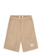 Wwrob Waffle Shorts WOOD WOOD Beige